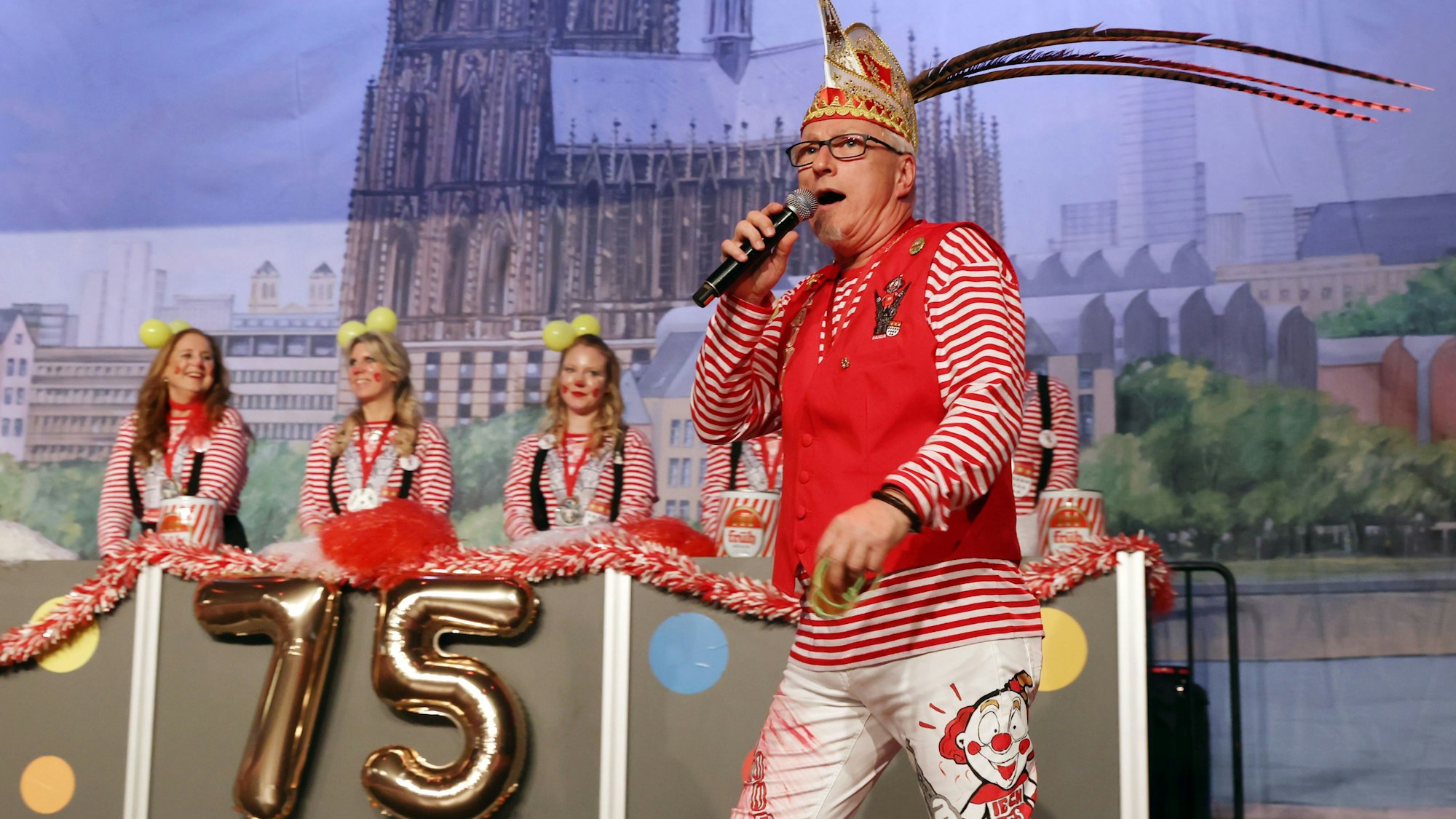 Jürgen Hauke bei der Jubiläumssitzung der Kajuja.