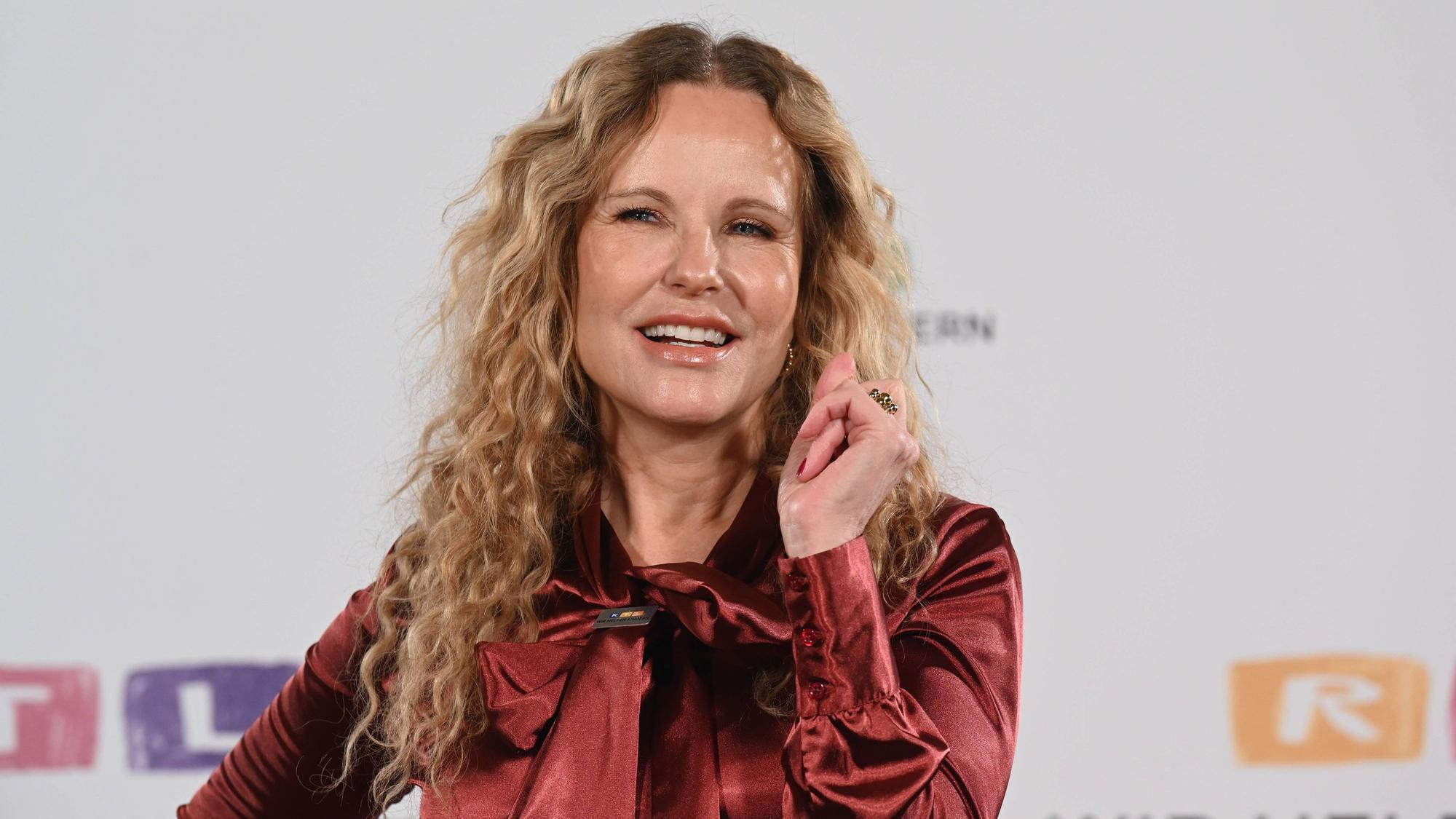 RTL-Moderatorin Katja Burkhard beim RTL-Spendenmarathon 2024.