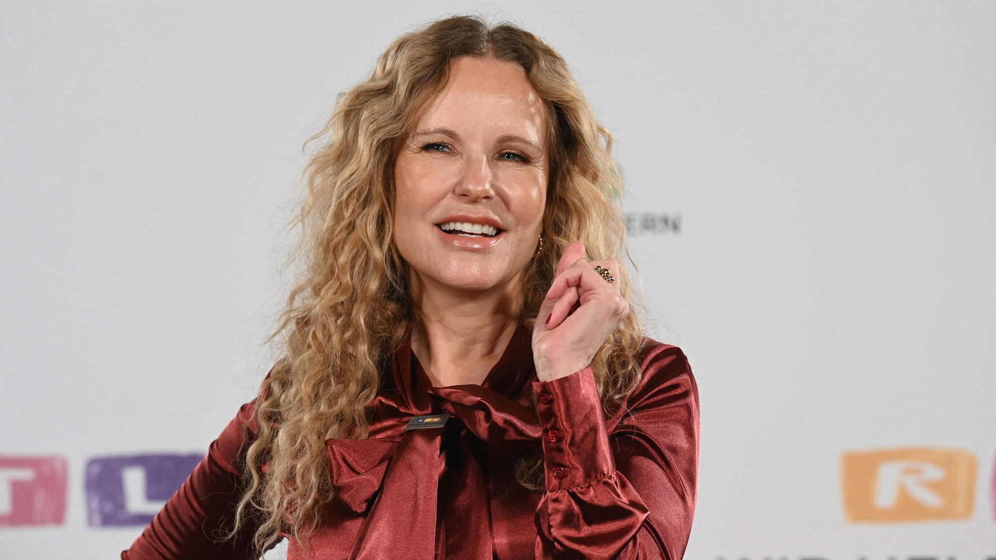 RTL-Moderatorin Katja Burkhard beim RTL-Spendenmarathon 2024.