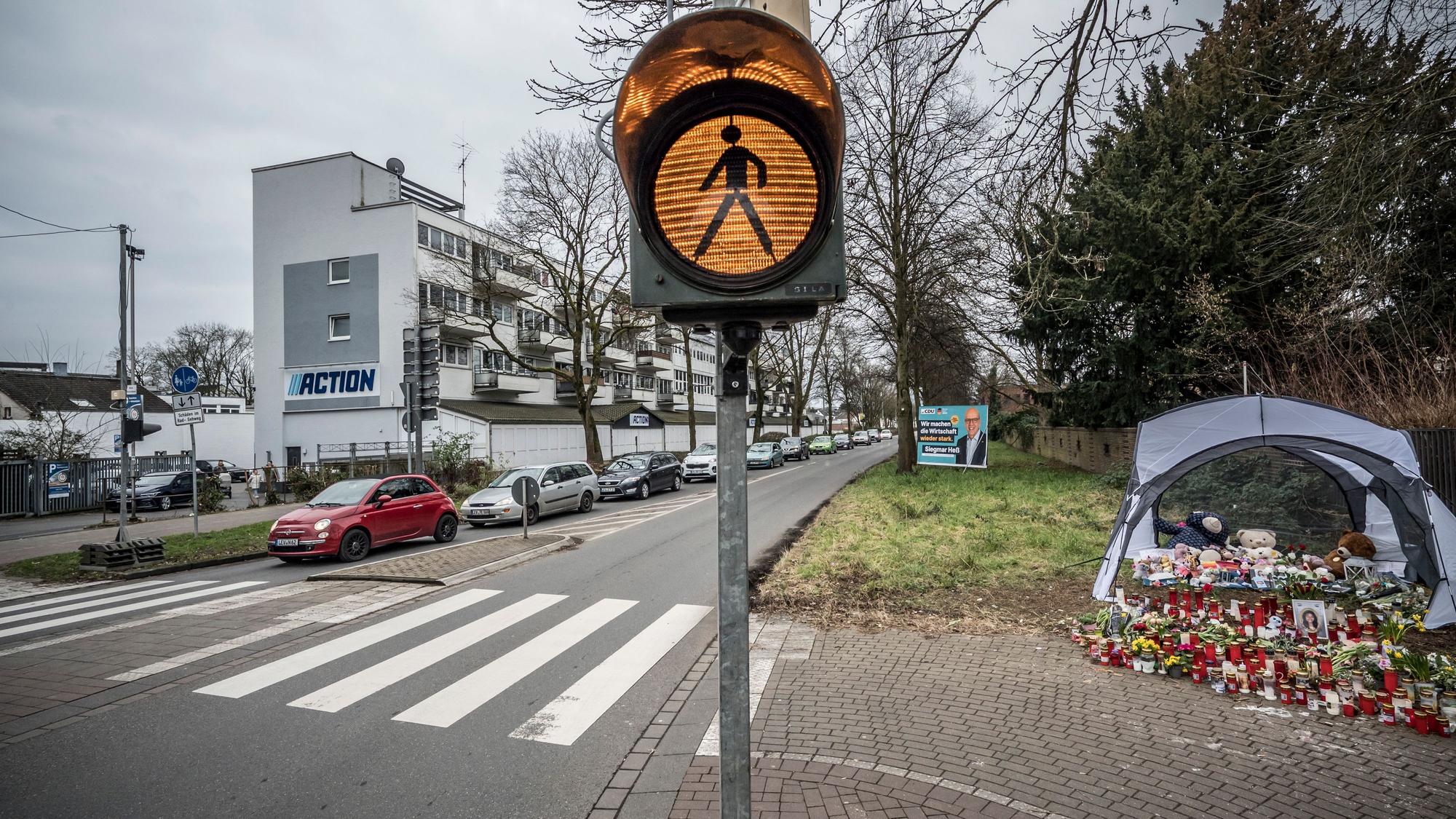 Der Unfall geschah auf dem Zebrastreifen an der Ausfahrt vom Kreisel Berliner Platz auf die Bonner Straße. Foto: Ralf Krieger