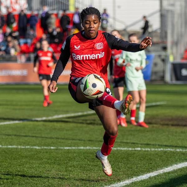 Google Pixel Frauen-Bundesliga: Bayer 04 Leverkusen - SGS Essen, 08.02.2024 Delice Boboy Bayer 04 Leverkusen, 23. Google Pixel Frauen-Bundesliga, Bayer 04 Leverkusen - SGS Essen, 14. Spieltag, am 08.02.2024, Ulrich-Haberland-Stadion, Leverkusen DFB regulations prohibit any use of photographs as image sequences and/or quasi-video *** Google Pixel Frauen Bundesliga Bayer 04 Leverkusen SGS Essen, 08 02 2024 Delice Boboy Bayer 04 Leverkusen, 23 Google Pixel Frauen Bundesliga, Bayer 04 Leverkusen SGS Essen, 14 Spieltag, am 08 02 2024, Ulrich Haberland Stadion, Leverkusen DFB regulations prohibit any use of photographs as image sequences and or quasi video Copyright: xBEAUTIFULxSPORTS/Meuselx