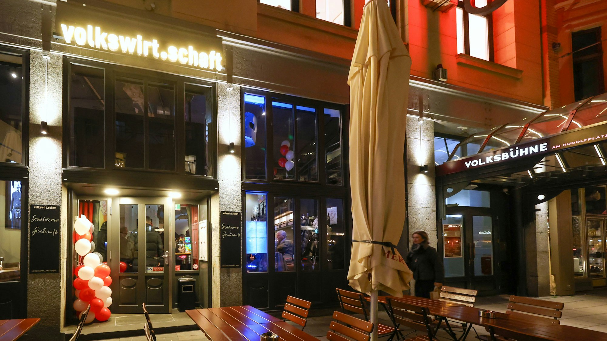 Die Gaststätte Volkswirt.schaft in Köln.