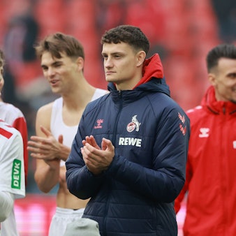 1. FC Köln vs. Schalke 04, 21. Spieltag, 09.02.2025, 13.30 Uhr, Mitte: Eric Martel (1. FC Köln), Bild: Herbert Bucco