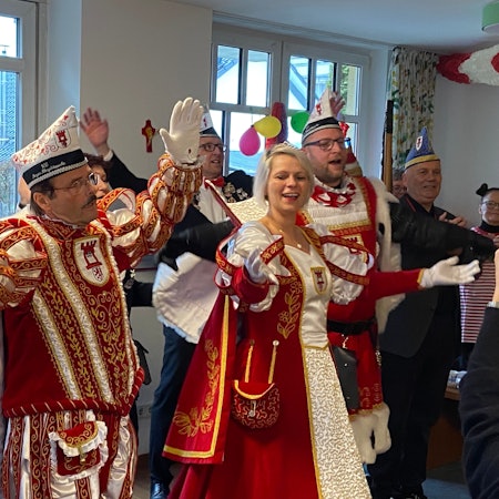 Porzer Dreigestirn im Hospiz