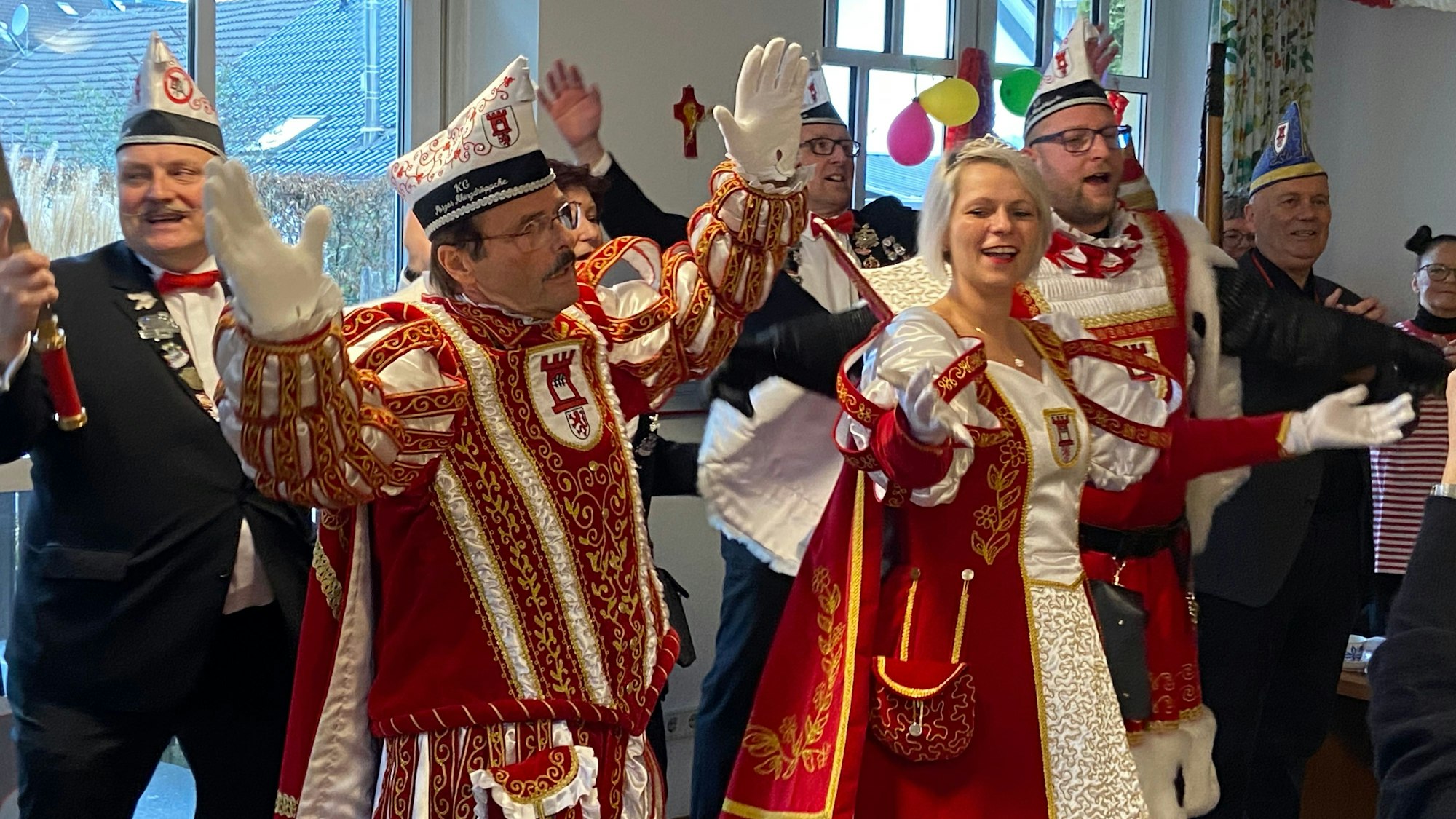 Porzer Dreigestirn im Hospiz