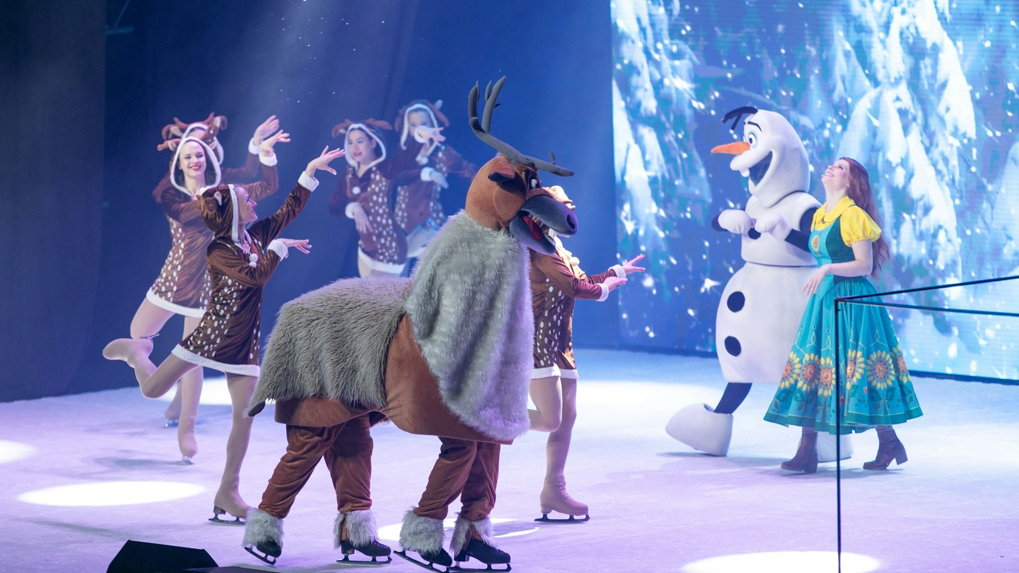 Liebe, Eislandschaft und ganz viel Musik waren die Zutaten für die Show in der Schwalbe-Arena.