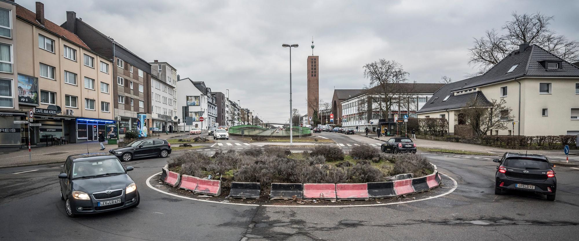 Der Kreise inl Küppersteg ist ein Unfallschwerpunkt. Foto: Ralf Krieger