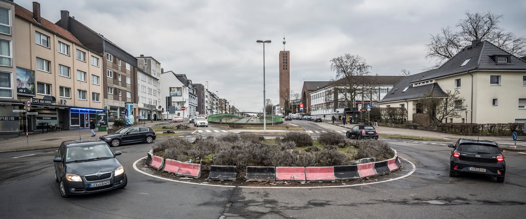 Der Kreise inl Küppersteg ist ein Unfallschwerpunkt. Foto: Ralf Krieger