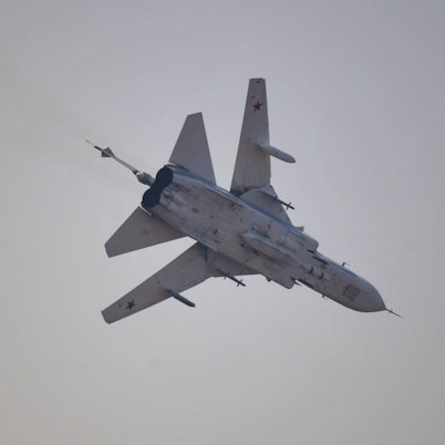 Ein russischer Jet des Typs Su-24MR.