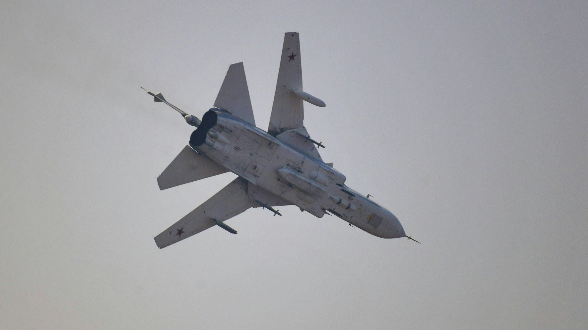 Ein russischer Jet des Typs Su-24MR.