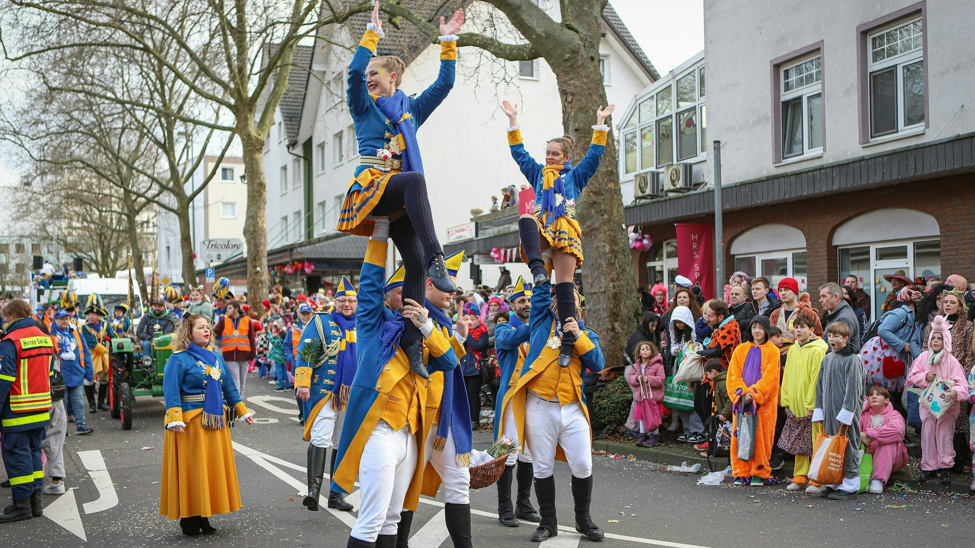 Stadtgarde Opladen beim Zug in Opladen 2024