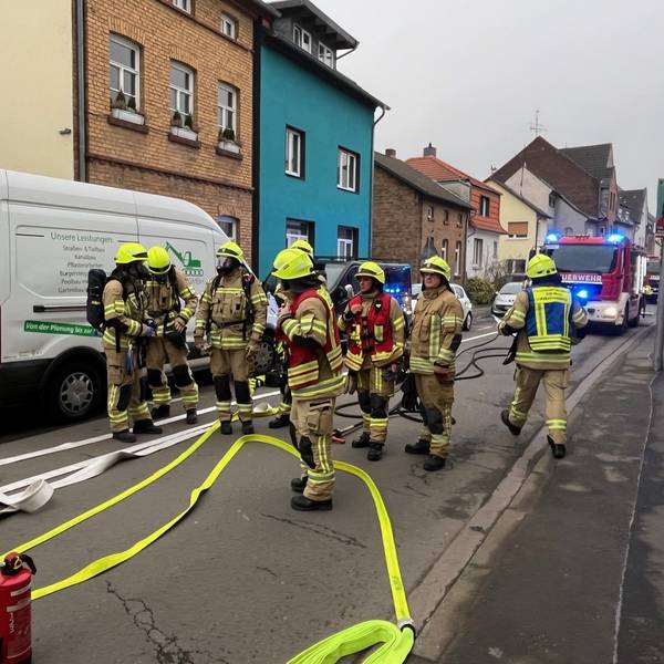 Bei Arbeiten am Hausanschluss des Glasfasernetzes im Siegburger Stadtteil Brückberg traf ein Bagger eine Gasleitung.
