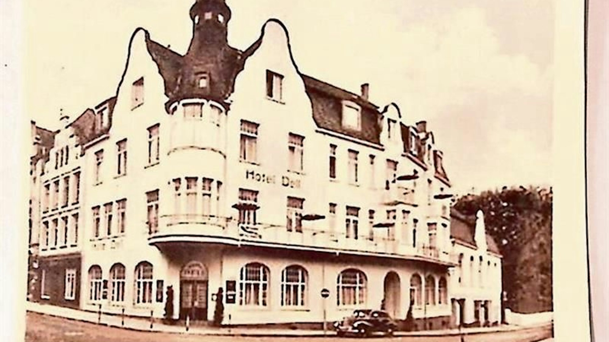 Eine historische Aufnahme des damaligen Hotels.