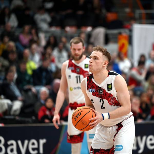 08.02.2025, Basketball-Bayer Giants Lev-Paderborn
Viktor Ziring (Bayer)
Foto: Uli Herhaus