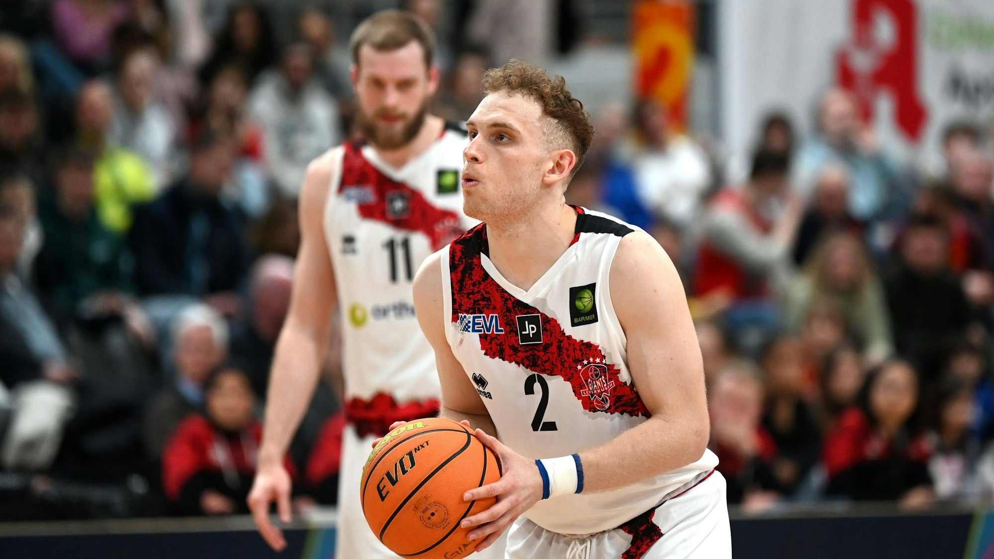 08.02.2025, Basketball-Bayer Giants Lev-Paderborn
Viktor Ziring (Bayer)
Foto: Uli Herhaus