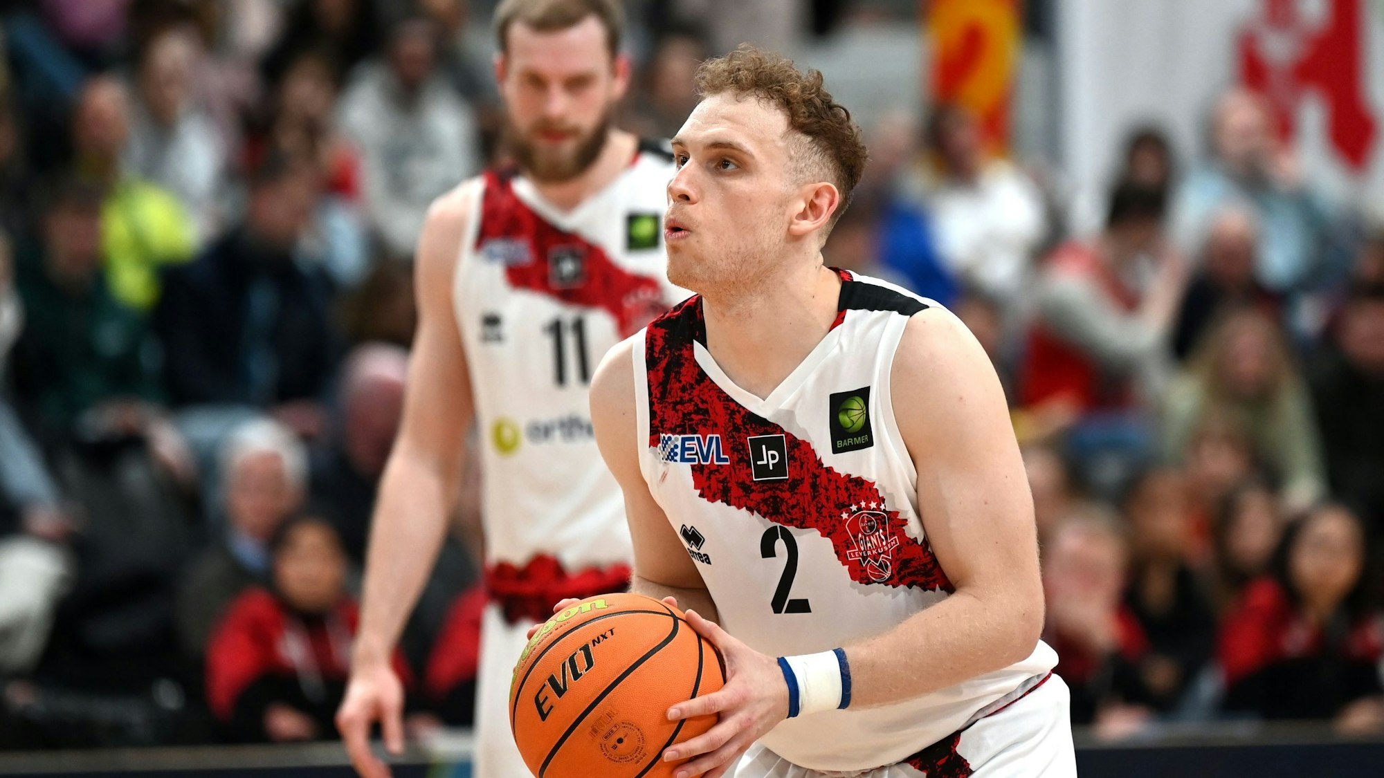 08.02.2025, Basketball-Bayer Giants Lev-Paderborn
Viktor Ziring (Bayer)
Foto: Uli Herhaus