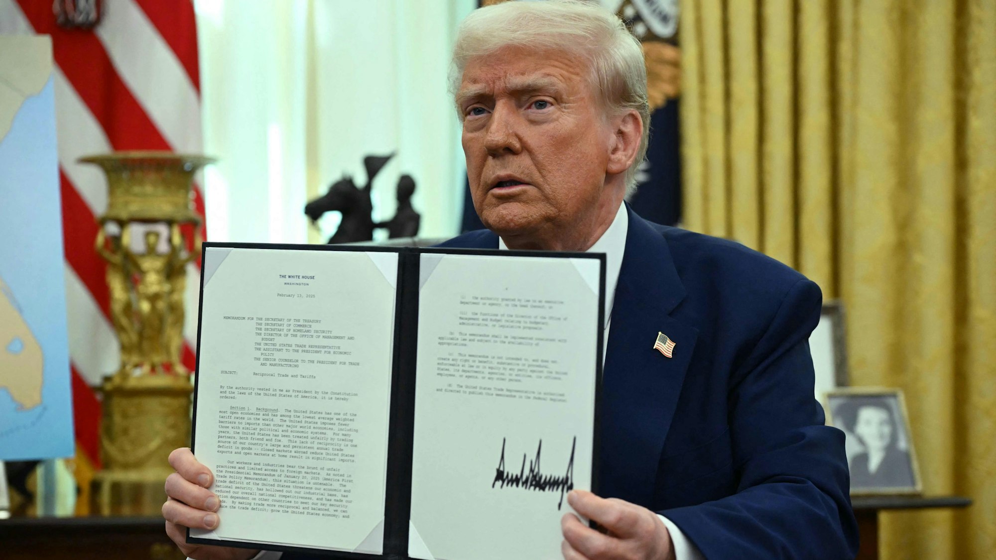 US-Präsident Donald Trump bringt eine neue Runde weitreichender Zölle auf den Weg