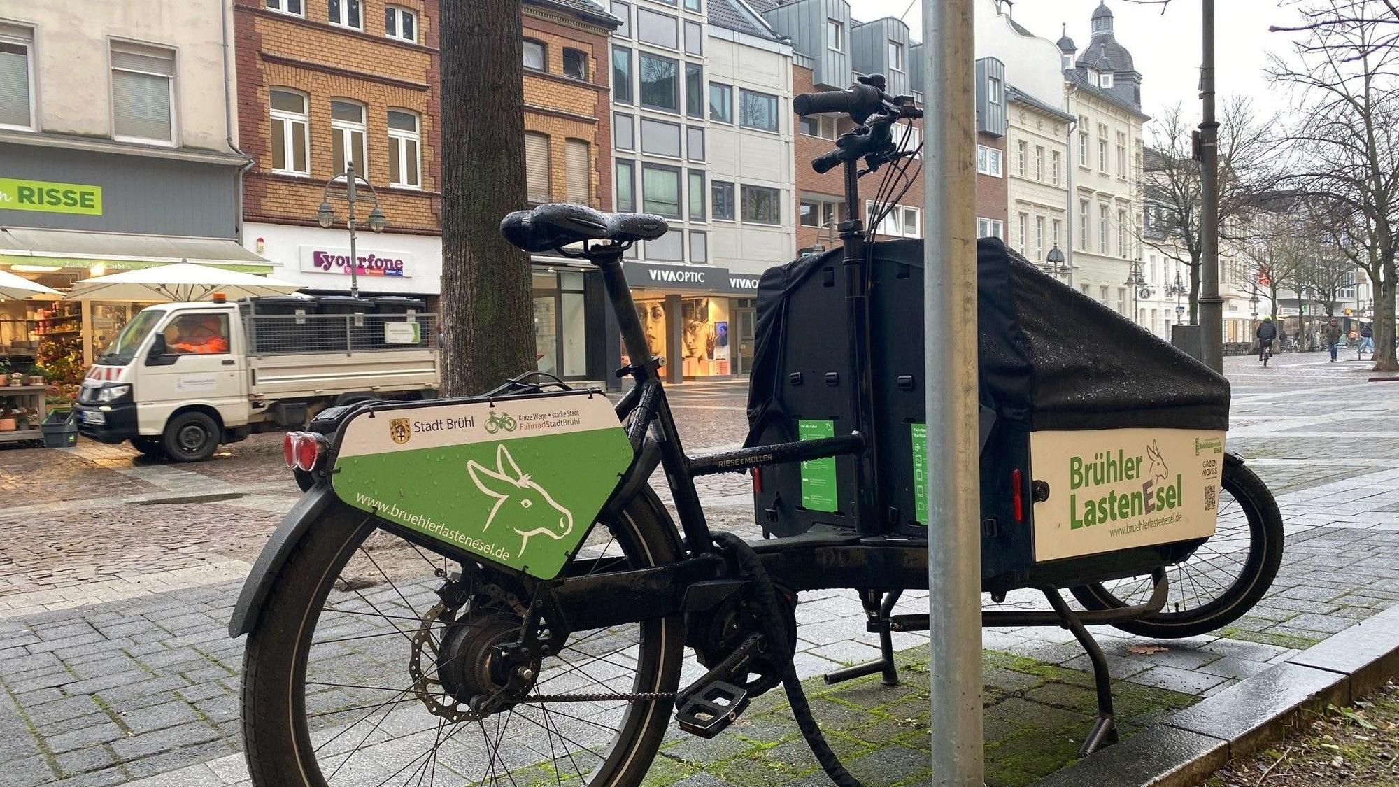 Zu sehen ist eines der Lastenräder.
