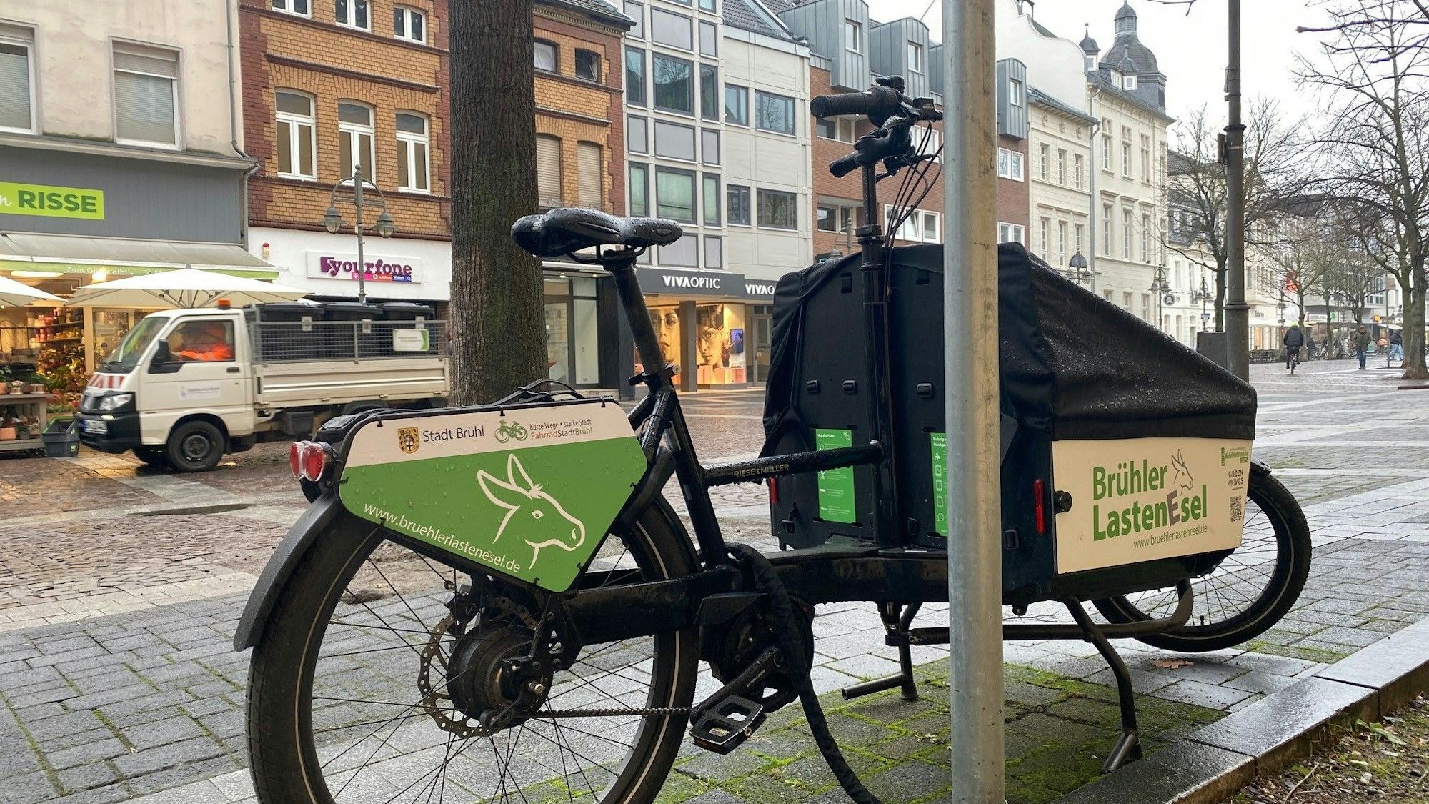 Zu sehen ist eines der Lastenräder.