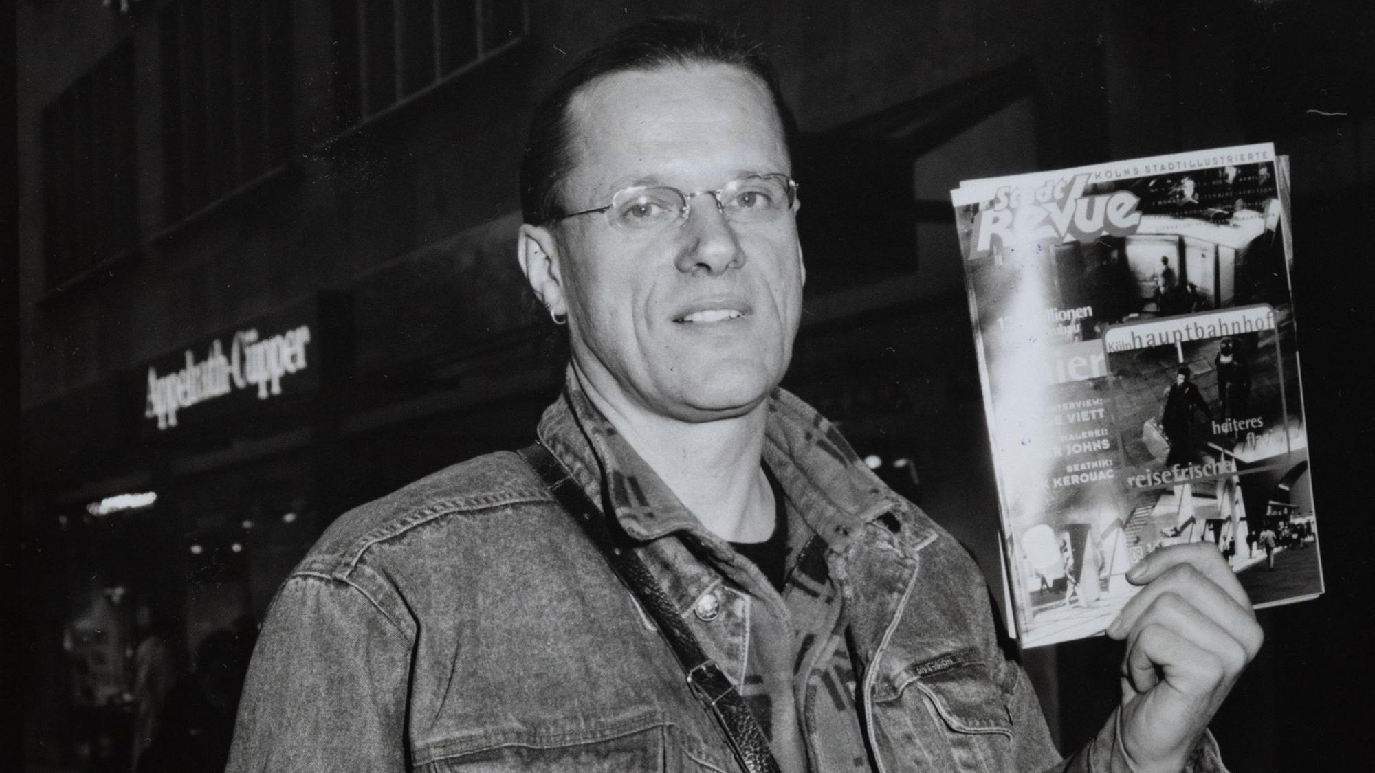 Walter Hoischen verkaufte abends Zeitschriften auf der Schildergasse.