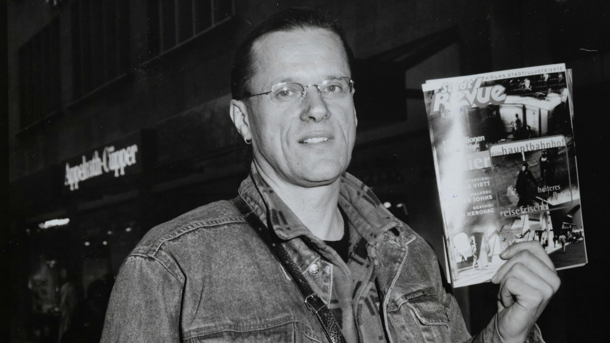 Walter Hoischen verkaufte abends Zeitschriften auf der Schildergasse.