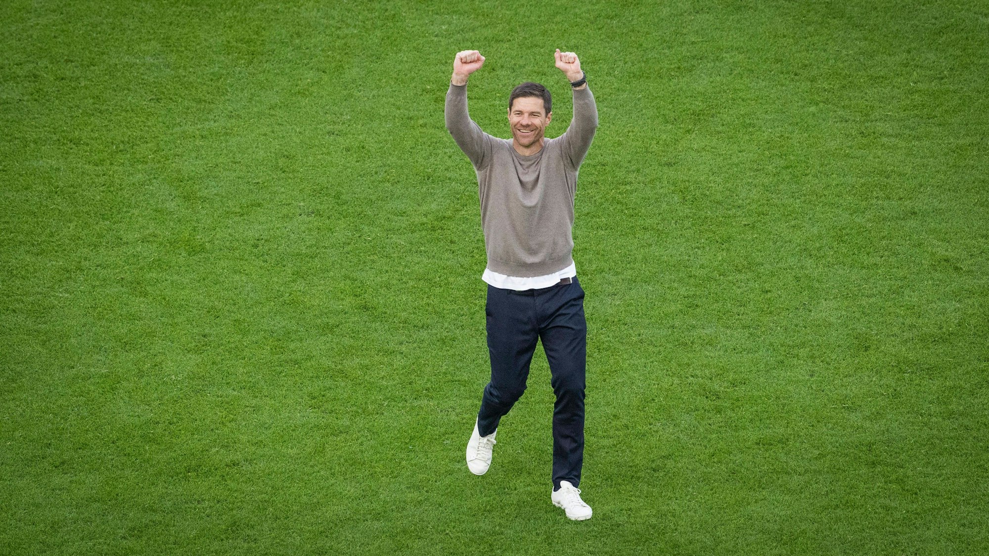 Leverkusens Trainer Xabi Alonso