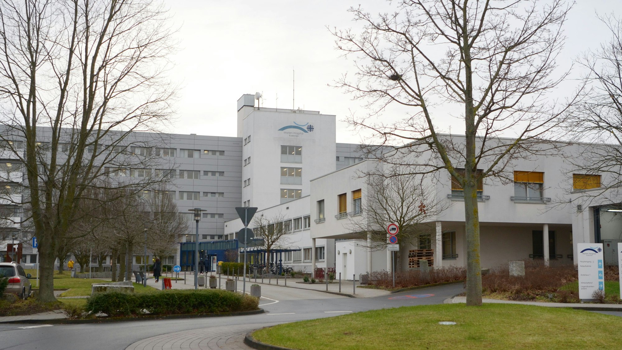 Der Gebäudekomplex des Marien-Hospitals in Euskirchen.