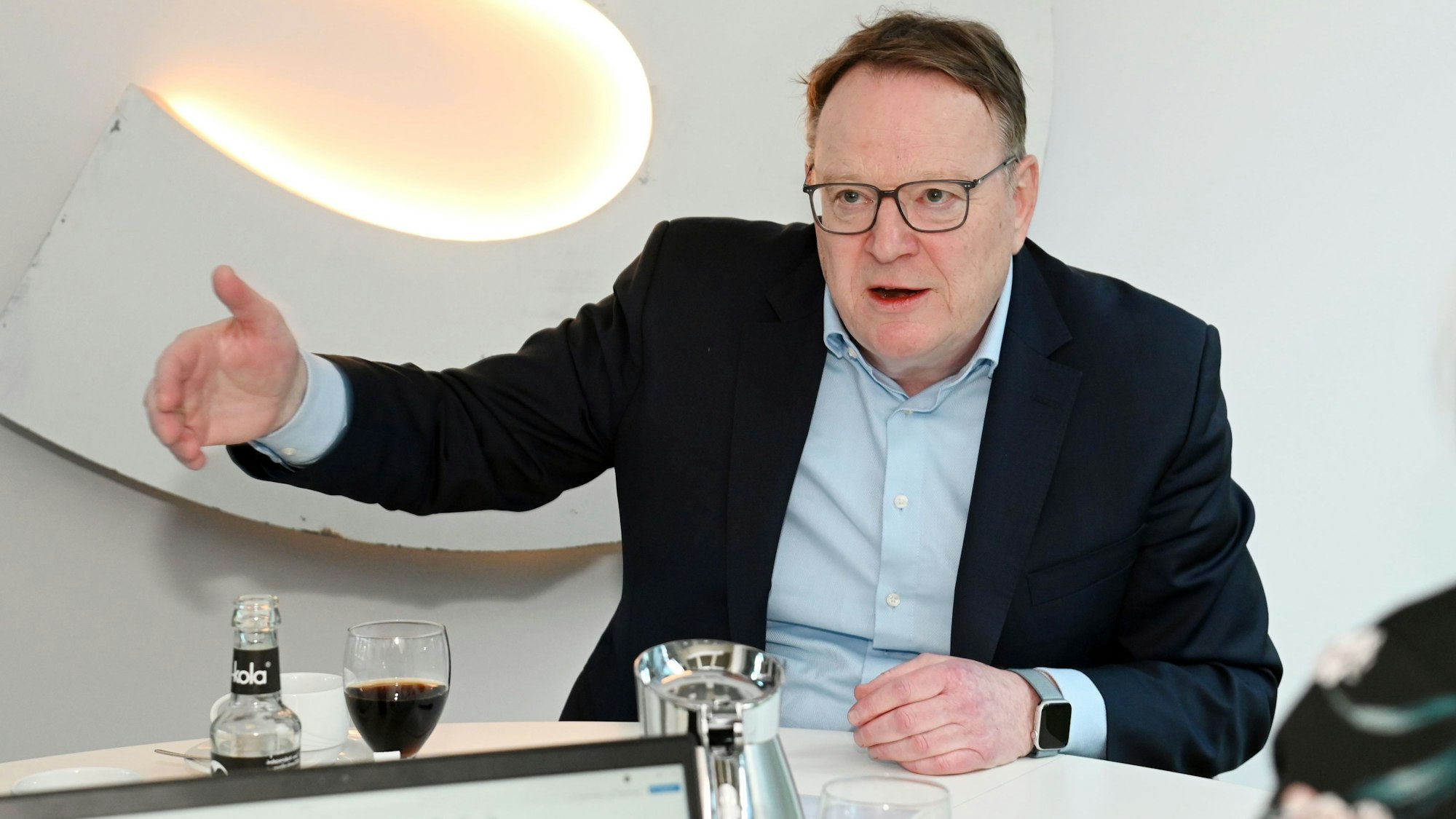 12.02.2025 Köln. Torsten Burmester ist OB Kandidat für die SPD. Foto: Alexander Schwaiger