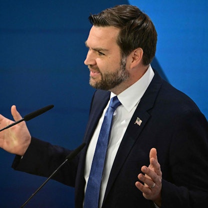 US-Vizepräsident J.D. Vance spricht auf der 61. Münchner Sicherheitskonferenz (MSC) in München.