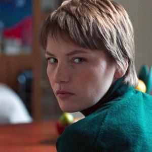 Szene aus dem Thriller Hysteria: Porträt von Devrim Lingnau