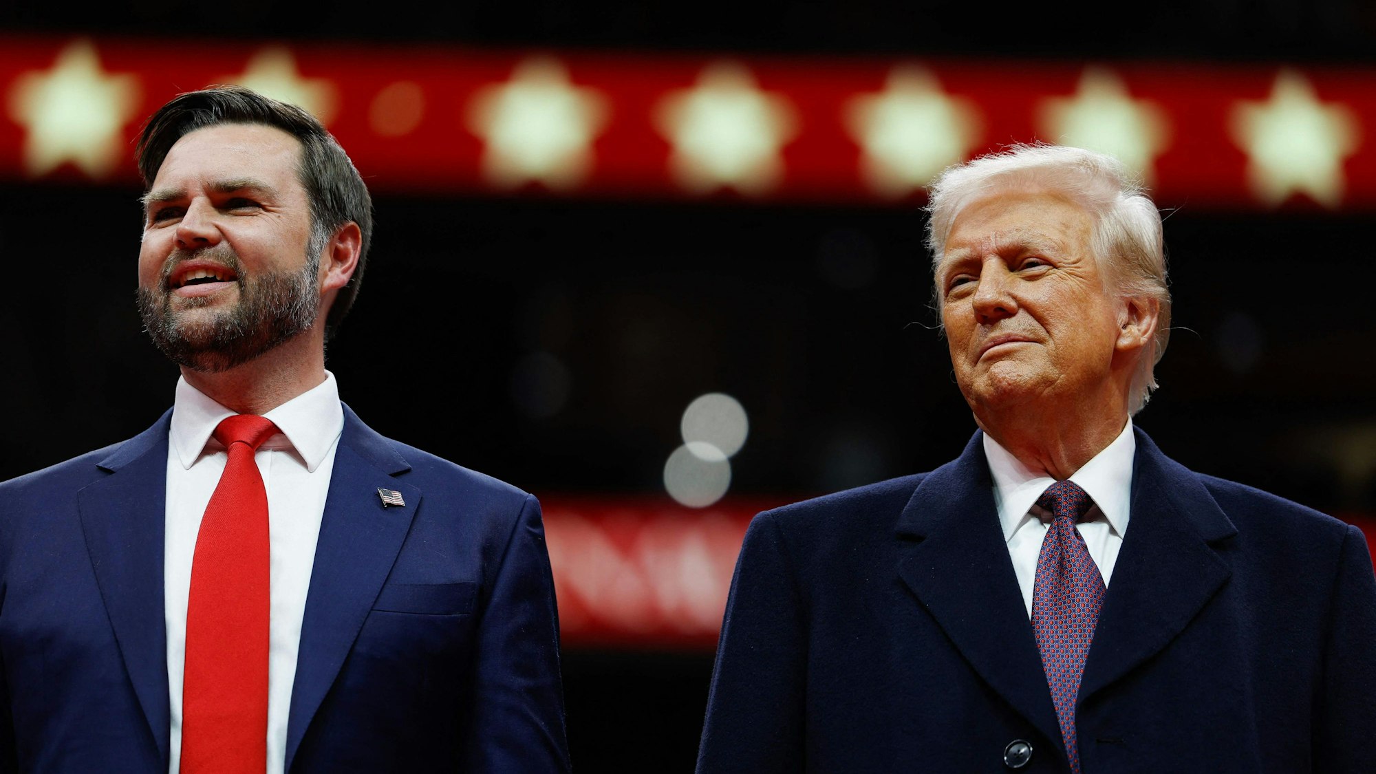 US-Vizepräsident J.D. Vance zusammen mit Präsident Donald Trump. (Archivbild)