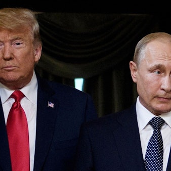 US-Präsident Donald Trump zeigte sich zuletzt verärgert über Kremlchef Wladimir Putin. Russland gibt sich davon jedoch unbeeindruckt. (Archivbild)
