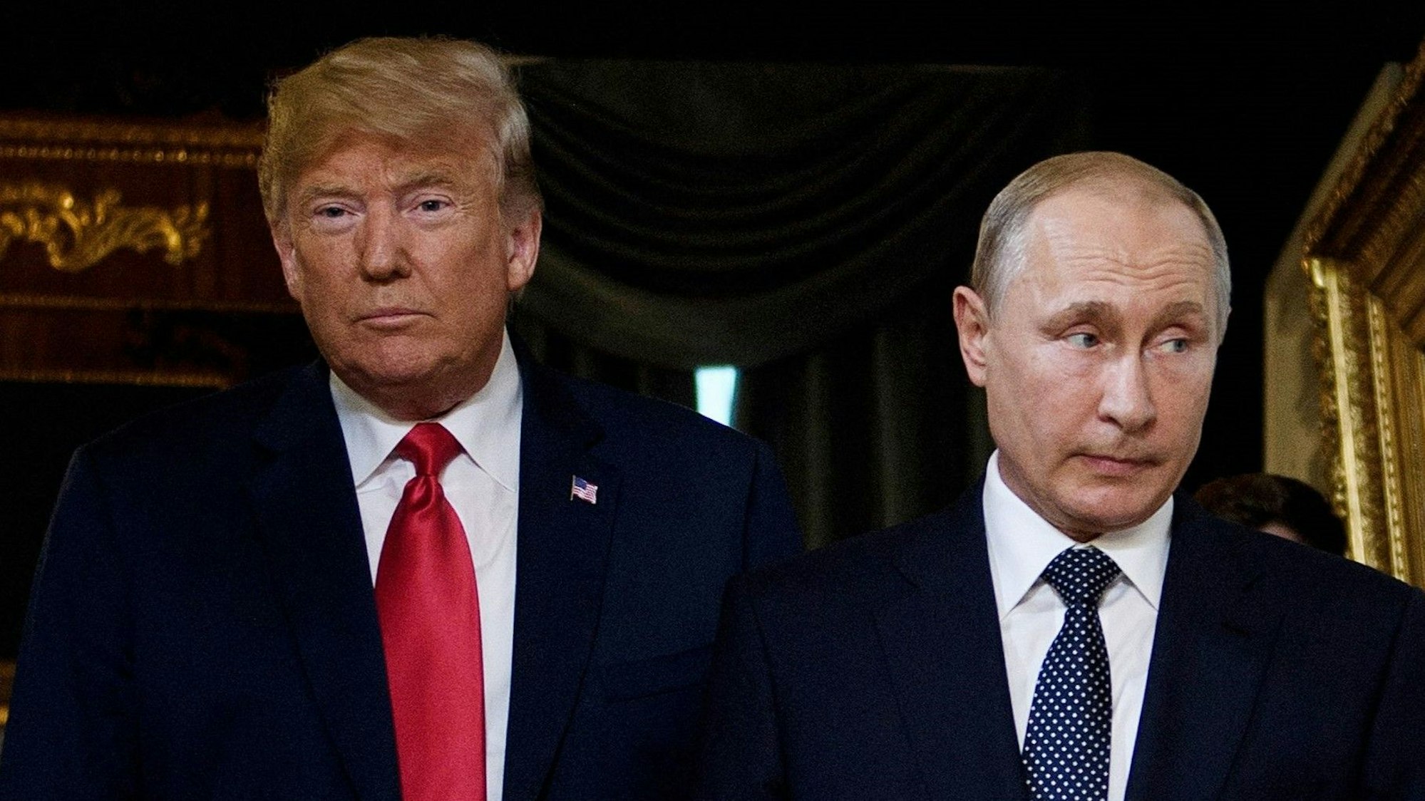 US-Präsident Donald Trump und Kremlchef Wladimir Putin bei einem gemeinsamen Auftritt im Jahr 2018.