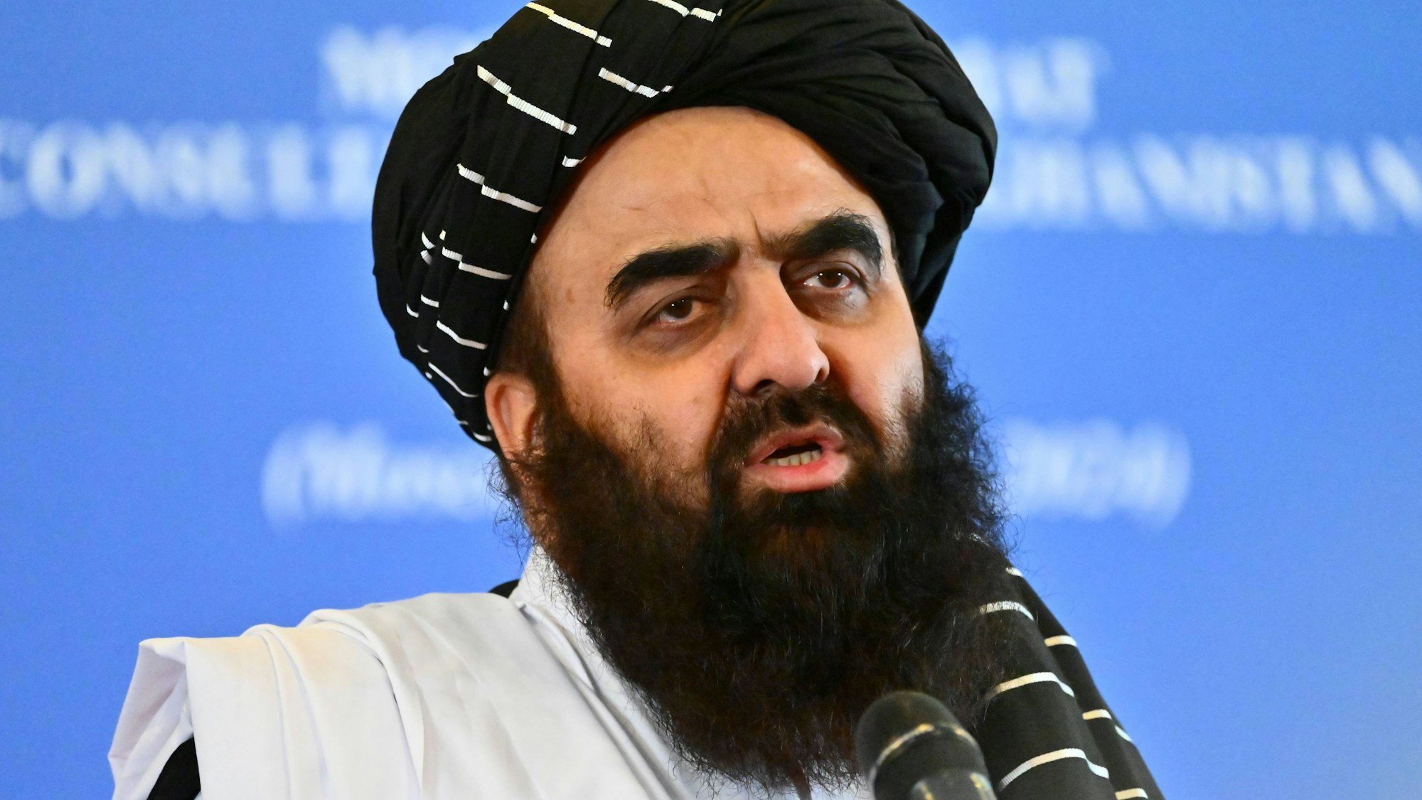 Taliban-Außenminister Amir Khan Muttaqi hat eine Forderung an Deutschland. (Archivbild)