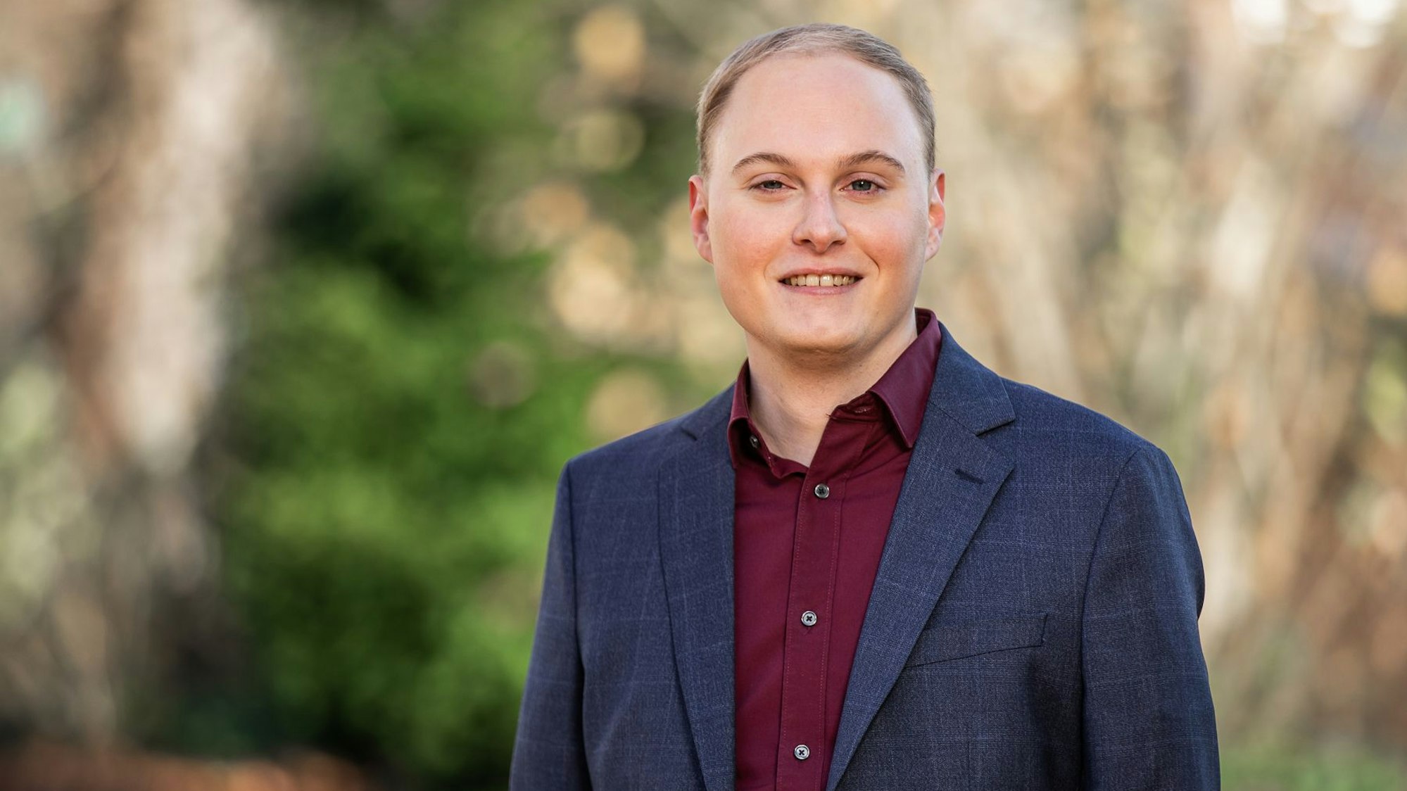 Ein Porträt von Christian Schubert, dem Kandidaten von Bündnis 90/Die Grünen für die Bundestagswahl.