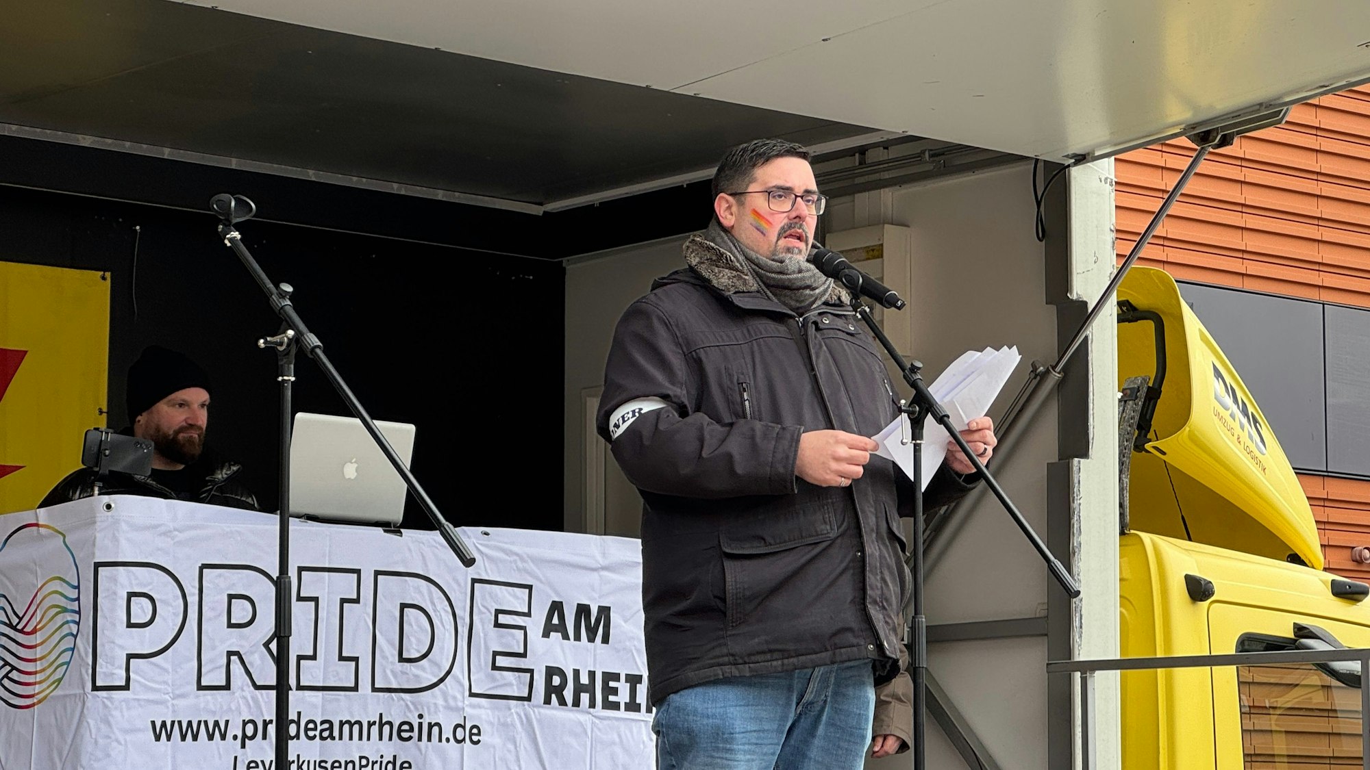 Marco Sahler gehört zum Vorstand von „Pride am Rhein“.