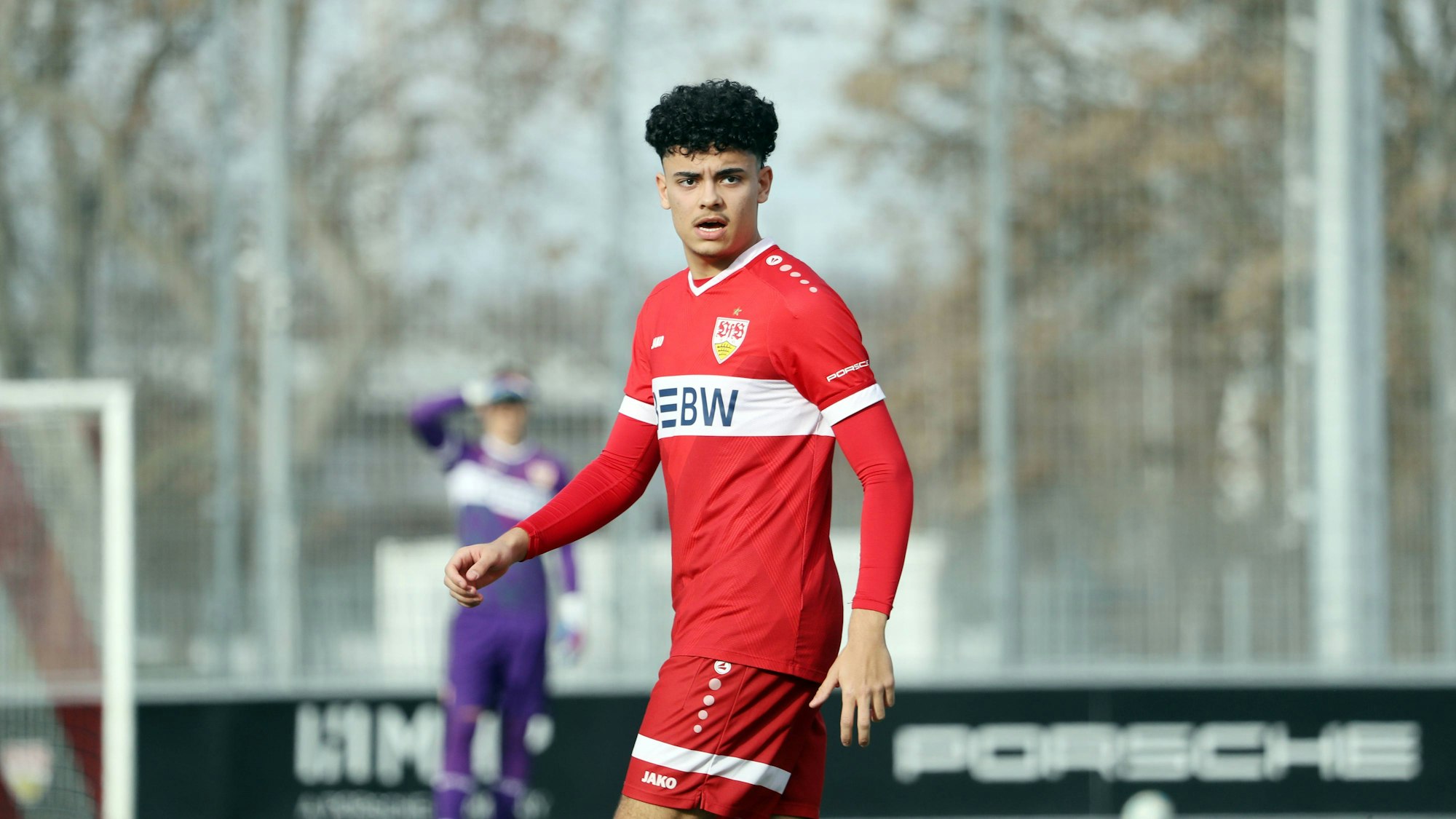 Gabriel Bruno Zarrella macht in der U17 des VfB Stuttgart mit guten Leistungen auf sich aufmerksam.
