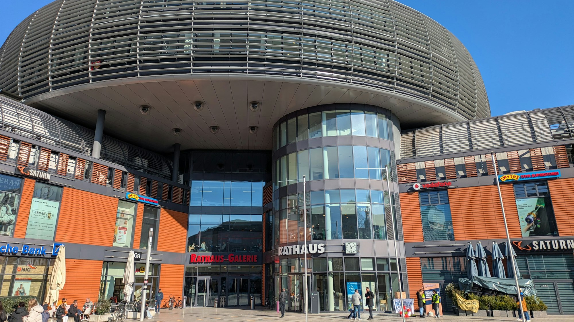 Das Rathaus in Leverkusen.