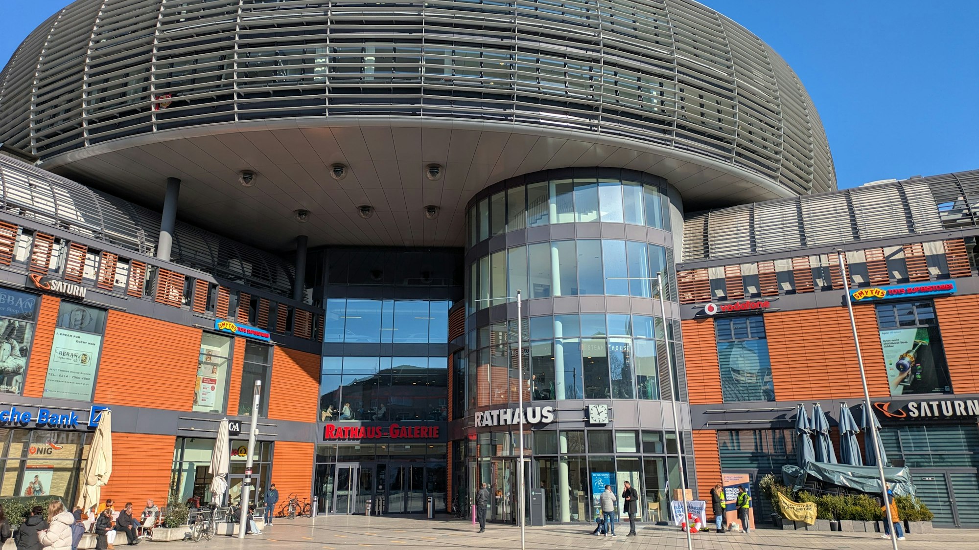 Das Rathaus in Wiesdorf