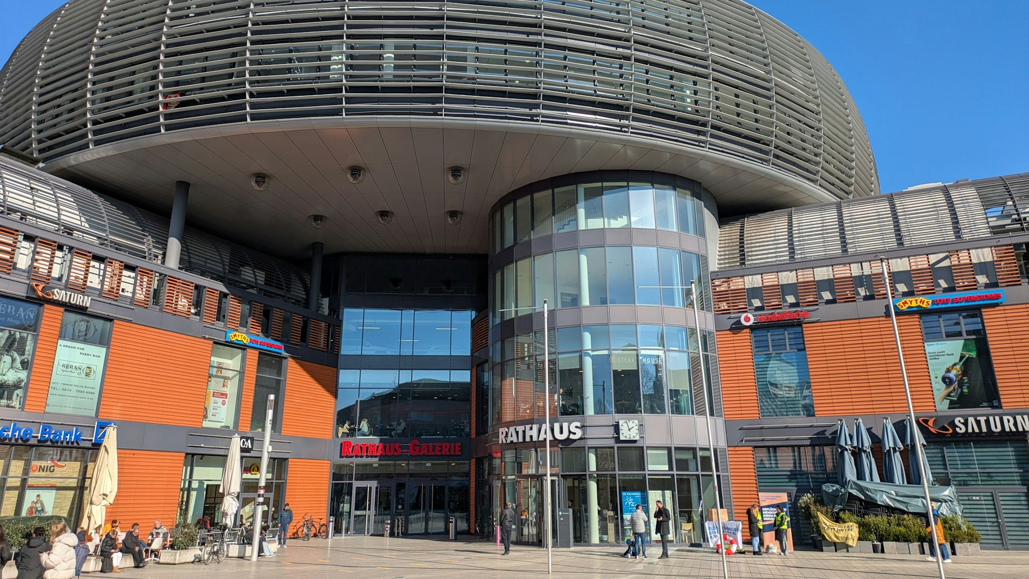 Das Rathaus in Leverkusen