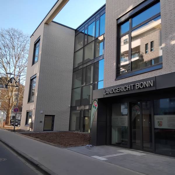 Der Cum Ex-Neubau des Landgerichts Bonn in Siegburg.