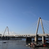 Die Leverkusener Rheinbrücke musste gesperrt werden (Archivfoto).