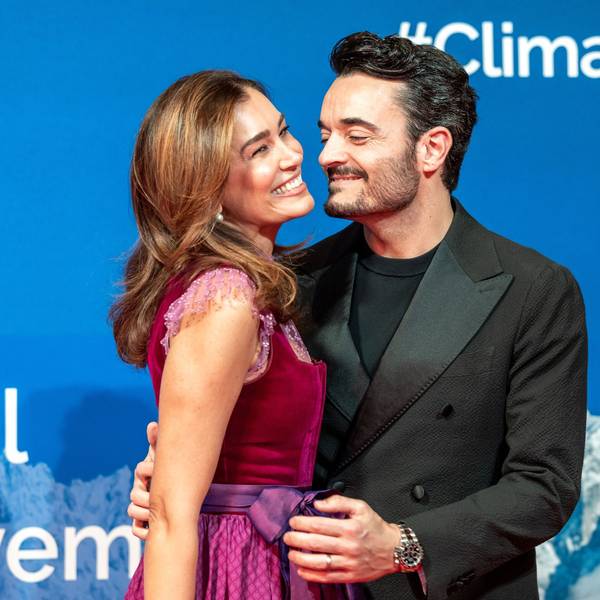 Giovanni Zarrella mit Ehefrau Jana Ina während dem Red Carpet zum «Special Dinner for Climate Action - Charity Auktion» im Rahmen des 85. Hahnenkammrennens beim Stanglwirt in Going.