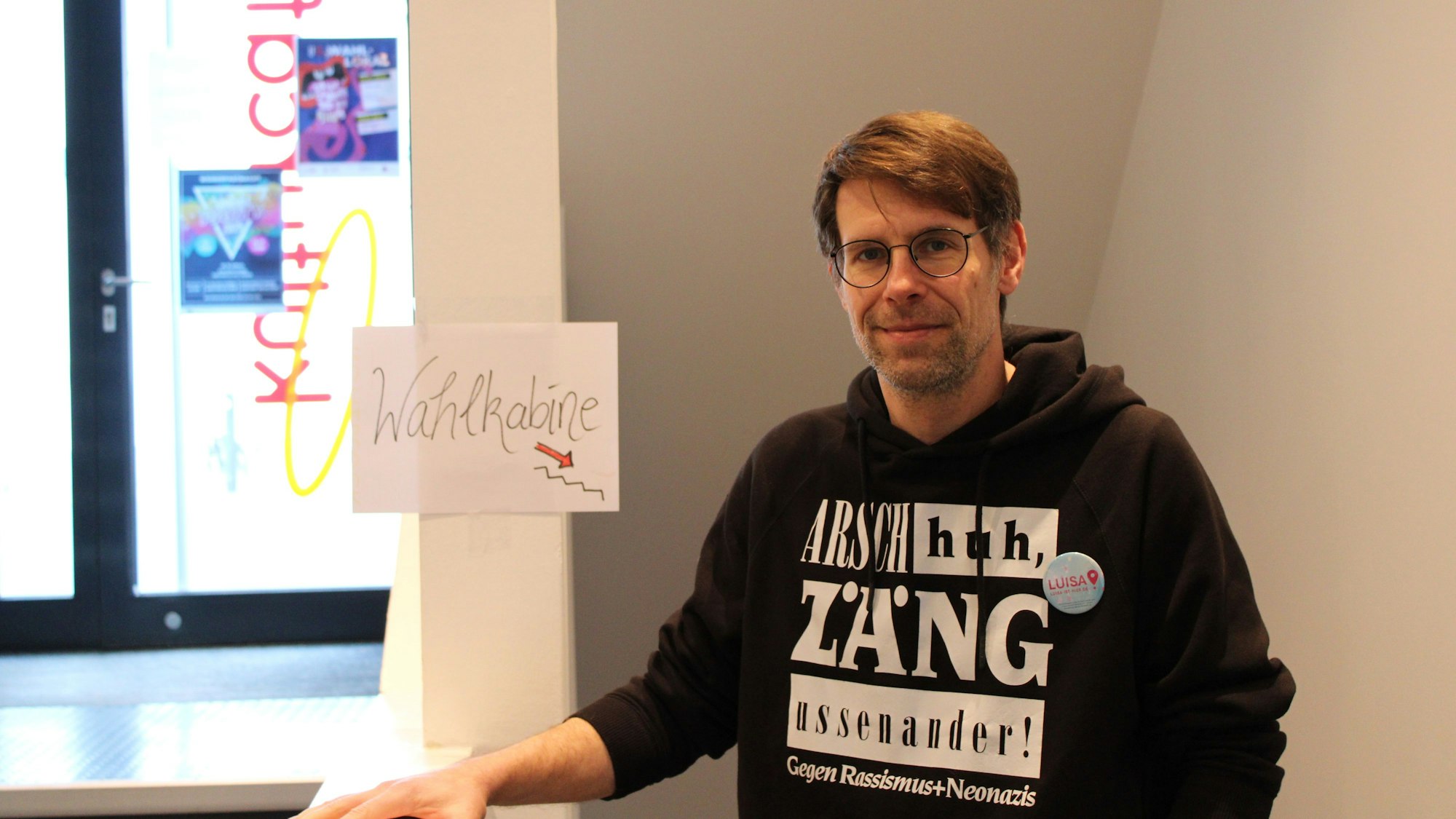 Andreas Wabnik, Leiter des Siegburger Kulturcafés.