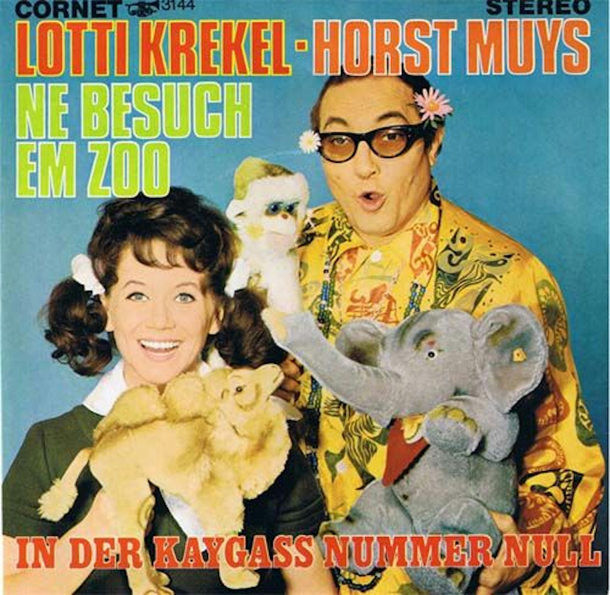 Single Cover mit Lotti Krekel aus dem Jahr 1969: Ne Besuch im Zoo