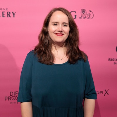 30.01.2025, Berlin: Ricarda Lang (Bündnis 90/ Die Grünen), bei dem Netzwerktreffen der Initiative Frauen100. Das Moto des Abends lautet ·Nothing changes, if nothing changes·. Das Netzwerk will gemeinsam den Wandel zu einer gleichberechtigten Gesellschaft vorantreiben. Foto: Carsten Koall/dpa +++ dpa-Bildfunk +++