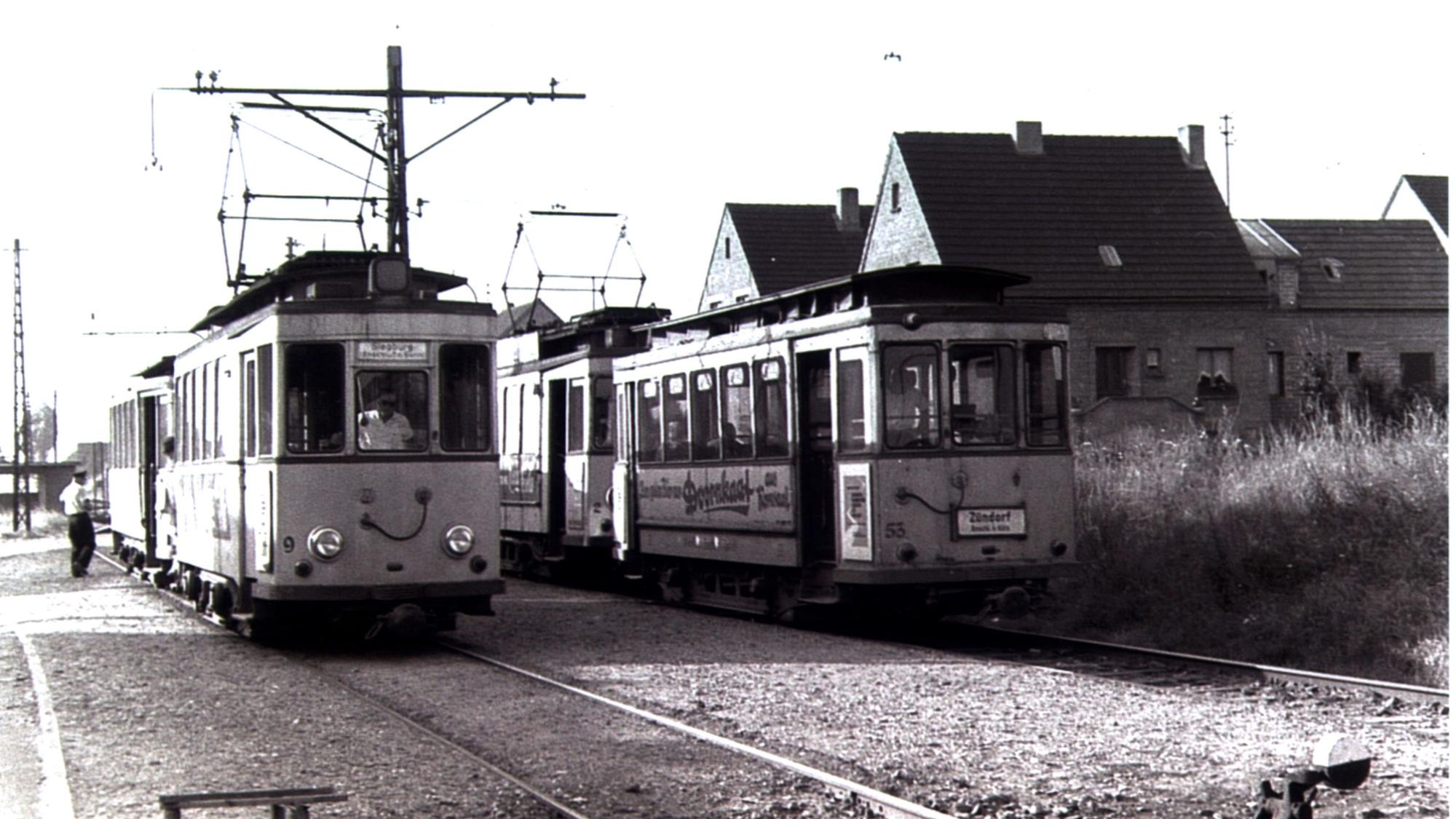 Rhabarberschlitten wurde die Kleinbahn Siegburg-Zündorf genannt.