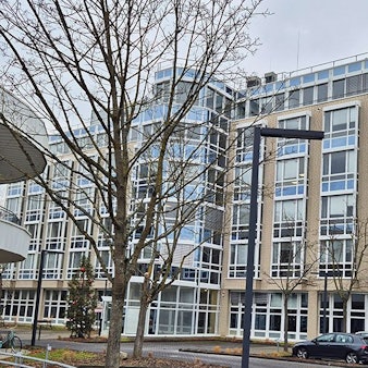 Die künftige Weidener Polizeiwache in der Vorderansicht.