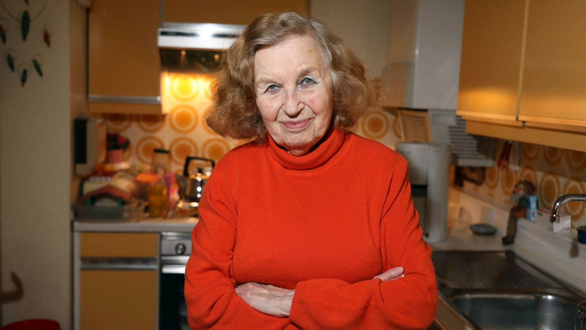 15.01.2025, Köln: Paula Hilsemer (94) soll wegen Eigenbedarf ihre Wohnung nach 70 Jahren verlassen. Foto: Arton Krasniqi