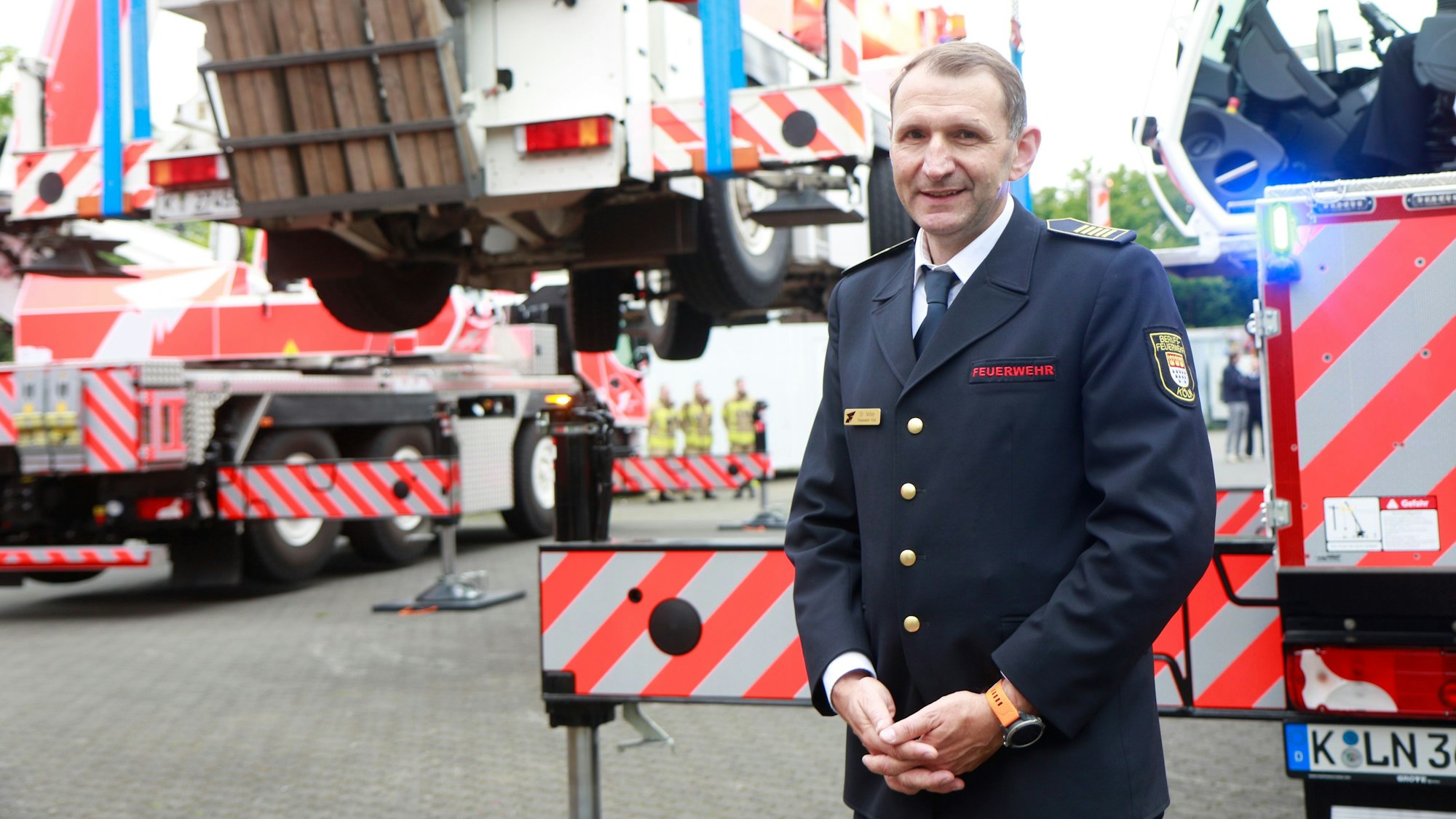 Feuerwehrchef Christian Miller.
